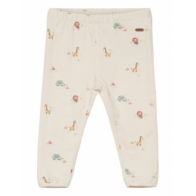 Pants Aop Sweat Leggings Kräm Minymo