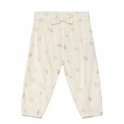 Pants Aop W. Lining Leggings Kräm Minymo