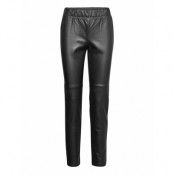 Pants Classic 1/1 Length Leather Leggings/Byxor Svart Betty Barclay