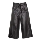 Tom Tailor Pants Culotte Pu Svart