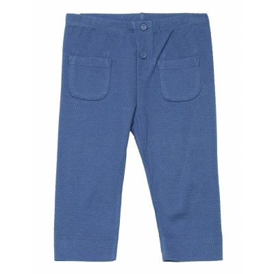 Pants Jacquard Byxor Blå En Fant