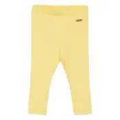 Pants Rib *Villkorat Erbjudande Leggings Gul Minymo
