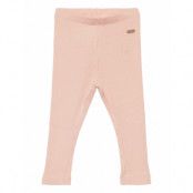 Pants Rib Leggings Rosa Minymo