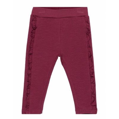 Pants Sweat Sweatpants Mjukisbyxor Röd Minymo