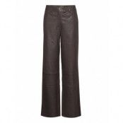 Adeledep Pants *Villkorat Erbjudande Trousers Leather Leggings/Byxor Brun DEPECHE