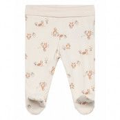 Fixoni Pants W. Feet - Aop Beige