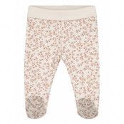 Fixoni Pants W. Feet - Aop Beige