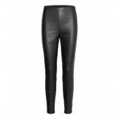 Pants Woven Trousers Leather Leggings/Byxor Svart Esprit Casual