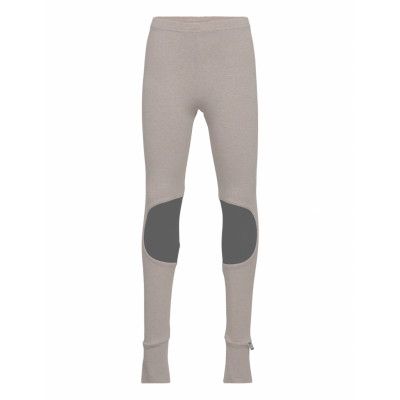 Patch Leggings Leggings Grå Papu