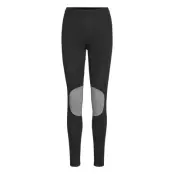Patch Leggings *Villkorat Erbjudande Leggings Svart Papu