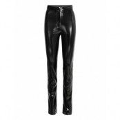 Patent Coated Pants Bottoms Trousers Leather Leggings-Byxor Black ROTATE Birger Christensen