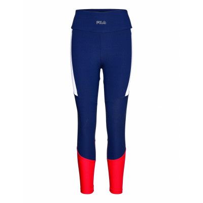 Paula High Waist 7/8 Tight Leggings Blå FILA