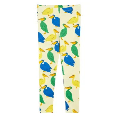 Pelican Aop Leggings Leggings Multi/mönstrad *Villkorat Erbjudande Mini Rodini