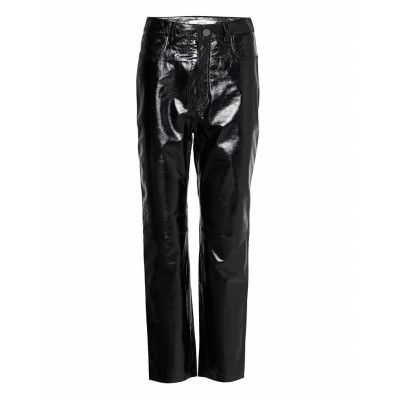 Penagz Pants Ye20 Leather Leggings/Byxor Svart Gestuz