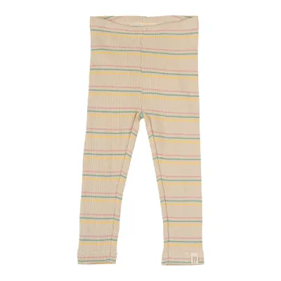 Petit Piao Legging Modal Multi Striped Beige