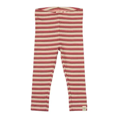 Petit Piao Legging Modal Multi Striped Röd