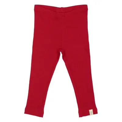 Petit Piao Legging Modal Röd