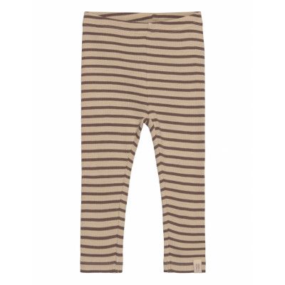 Petit Piao Legging Modal Striped Beige