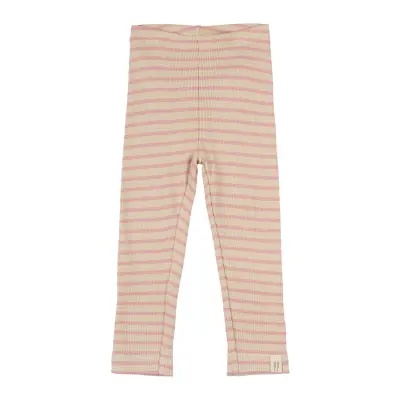 Petit Piao Legging Modal Striped Beige