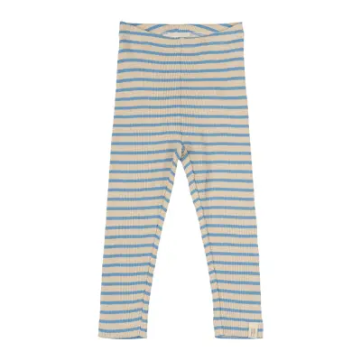 Petit Piao Legging Modal Striped Blå
