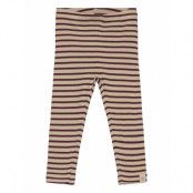 Petit Piao Legging Modal Striped Brun