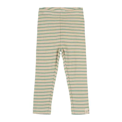 Petit Piao Legging Modal Striped - Green - 62
