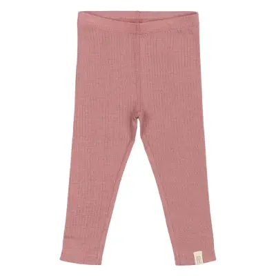 Petit Piao Ppdante Leggings Merino Wool Rosa