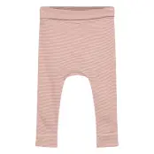 Petit Piao Ppdian Fold Leggings Stripe Nb Noos Rosa