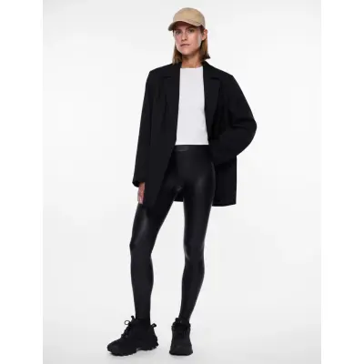 Pieces Pcnew Shiny Leggings Jrs Noos - Black - XS/S
