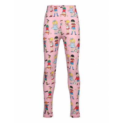 Pippi Langstrømpe Pippi M Vänner Leggings Rosa
