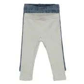 Pippi Leggings W.aop (2-Pack) - Blue - 56