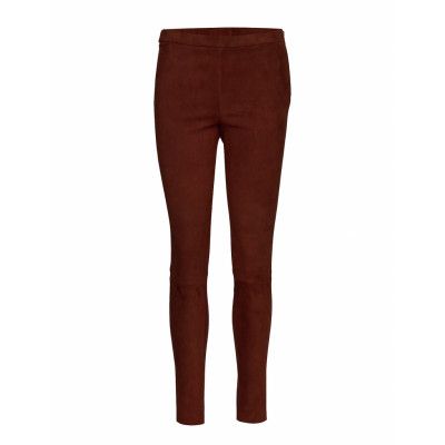 Plain Legging Leather Leggings/Byxor Röd DEPECHE