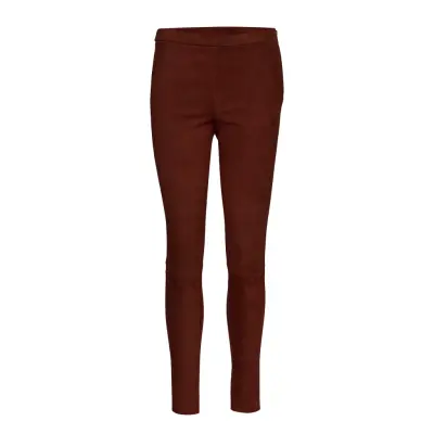 Plain Legging Leather Leggings/Byxor Röd DEPECHE