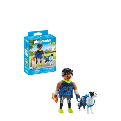 PLAYMOBIL Jogger With Border Collie - Multi/patterned - ONE SIZE
