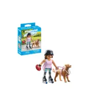 PLAYMOBIL Skater With Retriever - Multi/patterned - ONE SIZE