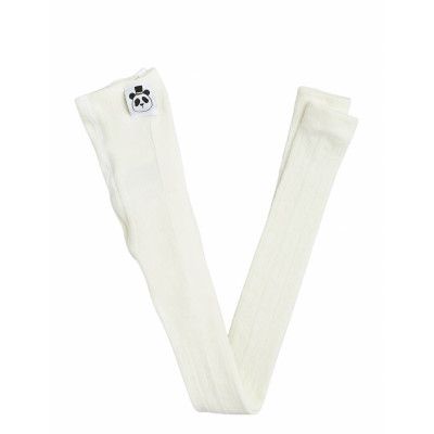 Pointelle Leggings 1-Pack Tights White Mini Rodini