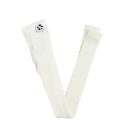 Pointelle Leggings 1-Pack Tights White Mini Rodini