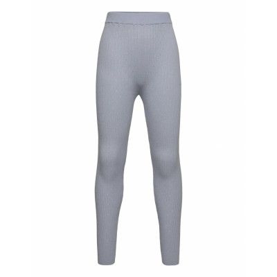 FUB Pointelle Leggings Grå