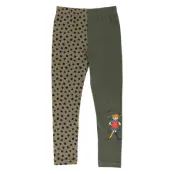 Speckled Leggings Bottoms Leggings Khaki Green Martinex