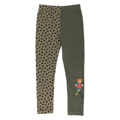 Speckled Leggings Bottoms Leggings Khaki Green Martinex