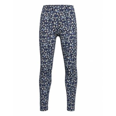 Printed Cotton Leggings Leggings Multi/mönstrad Mango