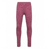 Mango Printed Leggings Rosa