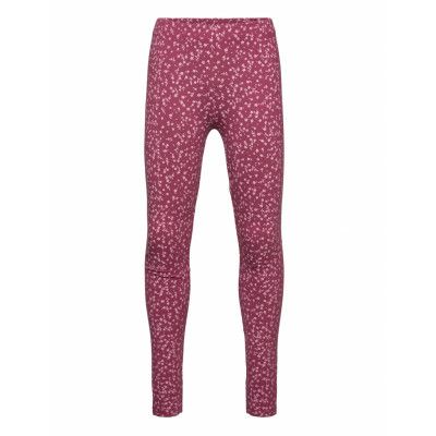 Mango Printed Leggings Rosa