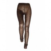 Printed Mesh Leggings Brun Ganni