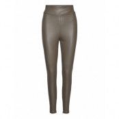 Priscilla Leggings Leather Leggings/Byxor Grå GUESS Jeans