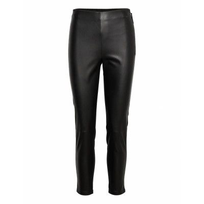 Pu Essential Legging Trousers Leather Leggings/Byxor Svart Calvin Klein
