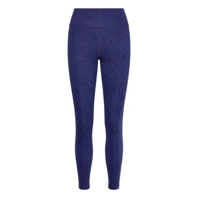 PUMA Move Cloudspun Tight Hw 7/8 Aop - Navy - XS