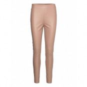 Pvc Leggings Trousers Leather Leggings/Byxor Beige Coster Copenhagen