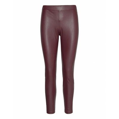 Ranghi Leather Leggings/Byxor Lila Max Mara Leisure
