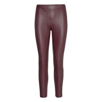 Ranghi Leather Leggings/Byxor Lila Max Mara Leisure